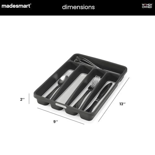 Classic 5 Compartment Compact Silverware Tray, Granite - view 5