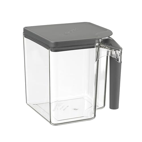Handle-It Canister, BPA-Free Plastic, Stackable Kitchen Storage Container, Air-Tight Food Storage Solution for Pantry, Counter, and Refrigerator Organization, 2.75-Quart