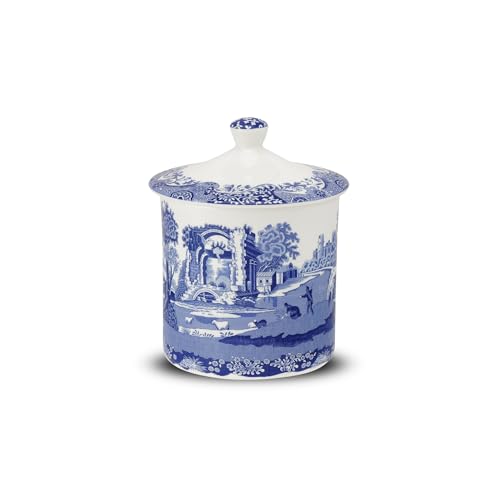 Spode Blue Italian Kitchen Storage Jar - Blue/White