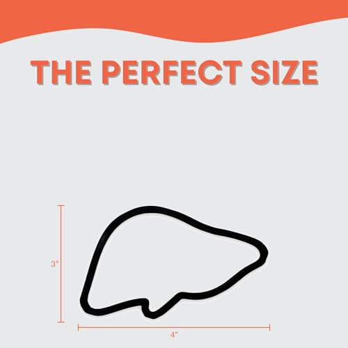 Liver Cookie Cutter with Easy Push Design - view 2