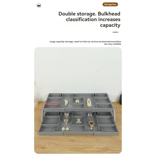 Multi-Level Drawer Organizer 3-Tier Folding Design Maximizes Space - view 4