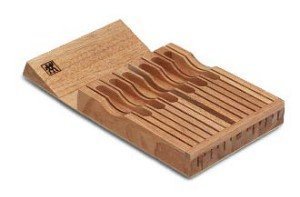 12-Slot In Drawer Knife Block, Beechwood - view 4