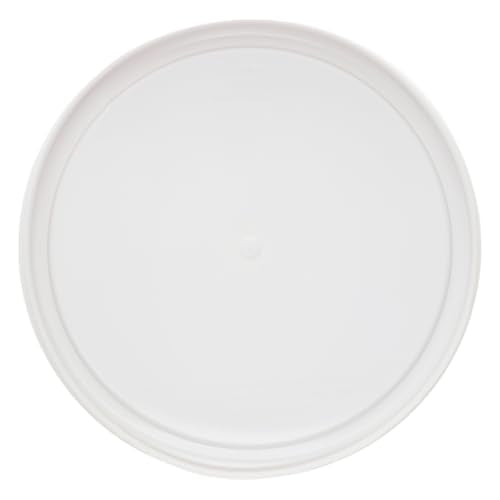 F-5-PC (1.5Qt) French White Plastic Lids (4-Pack) - Made in USA - view 2