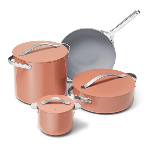 Specialty Cookware+ Collection 8-pc Pot & Pan Set with Storage