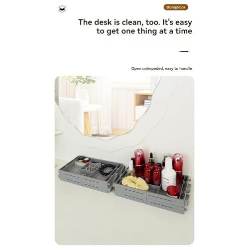 Multi-Level Drawer Organizer 3-Tier Folding Design Maximizes Space - view 2
