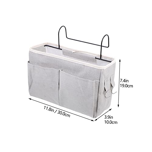 Polyester Bedside Storage Pouch for Dorm and Bathroom Hanging - view 2
