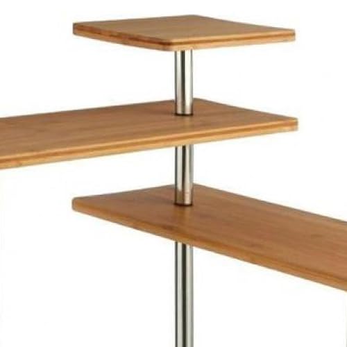 Well Home - Bamboo Corner Shelf for Kitchen, Compact and Elegant, 45 x 43 x 38.5 cm - view 5