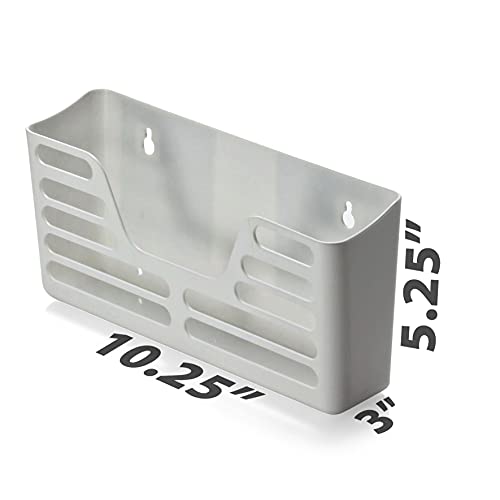 Magnet Plus Magnetic, Utility Pocket, White (92541) 3 x 10.25 x 5.25 Inches - view 2