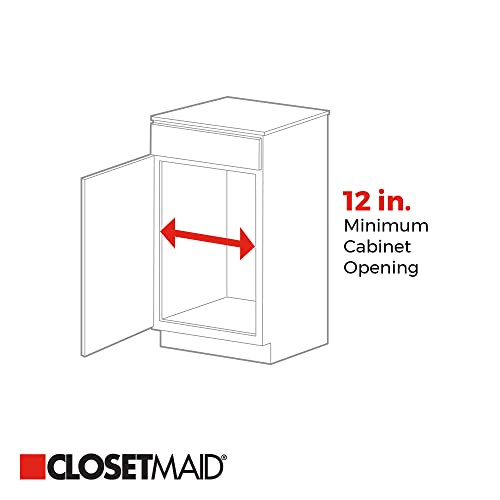 Pull Out Cabinet Organizer, Heavy Duty, Slide Out Pantry Shelves Drawers for Kitchen, Bathroom, 5.25" H x 11.13" W x 20" D, White - view 3