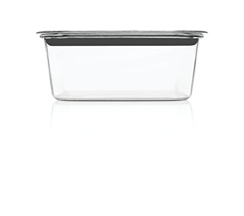 Brilliance Food Storage Containers with Lids, Airtight, for Lunch, Meal Prep, and Leftovers, Set of 3 with Removable Trays | Large 9.6 Cup Container - view 6