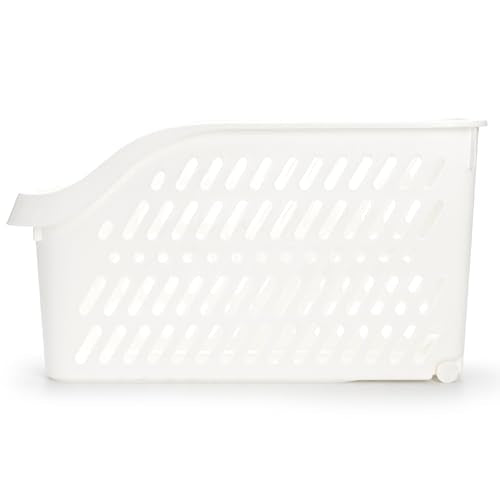 4 Pack Plastic Under Sink Organizer with Wheels, Roll Out Bottle Organization Bins Narrow Kitchen Cabinet Organizers Multifunctional Plastic Organizer Basket for Under Sink, Kitchen, Bathroom - view 5