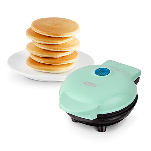 Deluxe Egg Bite Maker with Mini Griddle for Individual Pancakes and other On-The-Go Meals (Aqua) - view 5