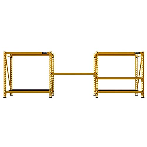 4-FOOT TALL, 3 SHELF STEEL WIRE DECK INDUSTRIAL STORAGE RACK - view 7