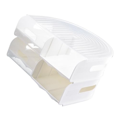 Space Saving U Shape Eggs Dispenser 2 Layer Clear, Transparent - view 7