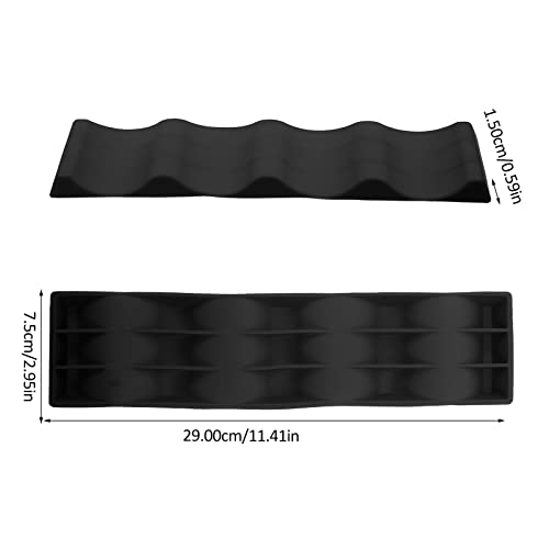 Foldable Silicone Wine Bottle Holder Rack Stackable Wine Storage Organizer for Refrigerator Countertop Compact Bottle Stacker Mat - view 4
