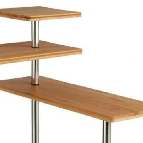 Well Home - Bamboo Corner Shelf for Kitchen, Compact and Elegant, 45 x 43 x 38.5 cm - view 7