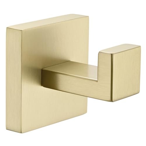 Bathroom Towel Hook for Wall, Hand Towel Holder, Brushed Gold