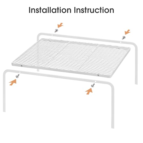 Kitchen Cupboard Organiser-2 Pack Metal Wire Storage Shelf Insert Rack for Kitchen Countertop, Pantry, Cabinet, Fridge - view 2