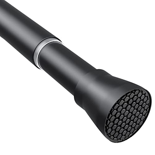 Tension Curtain Rod Black Tension Rod 28 To 48 Inch Spring Curtain Rods