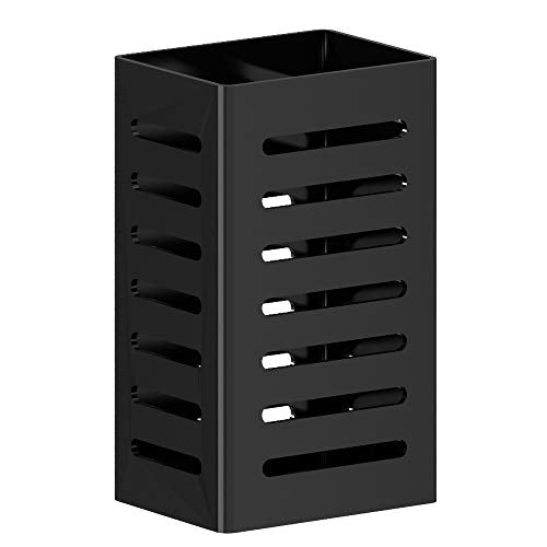 Over Sink Dish Drying Rack Parts - Cutlery Silverware Utensil Holder, Black - view 2