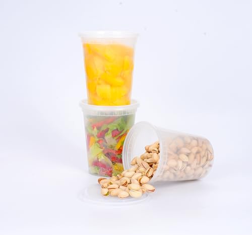Clear BPA Free Crack Resistant 32 OZ Food Storage Containers - view 5