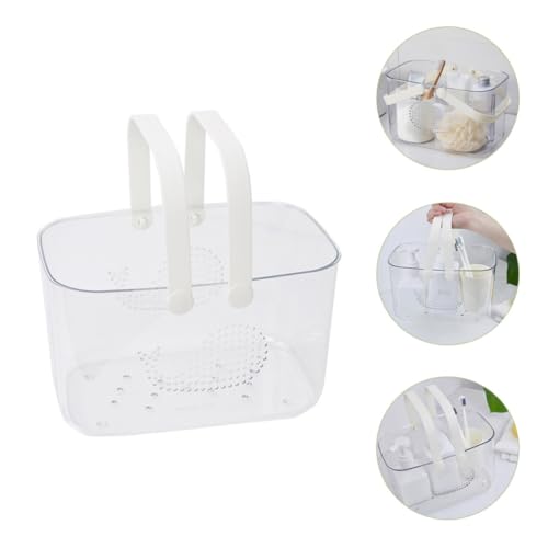 Shower Basket Plastic Storage Caddy with Handle for Bathroom Organization - view 6
