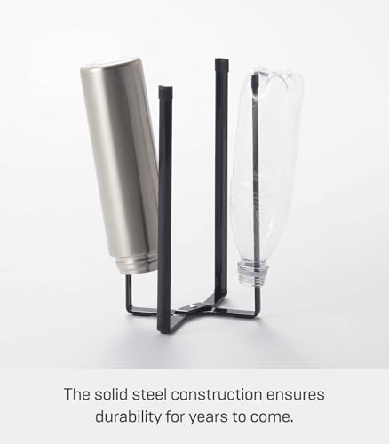 Home Tower Kitchen Multi Eco Stand - Multifunctional Plastic Bag Holder Bottle Dryer - Steel - view 6