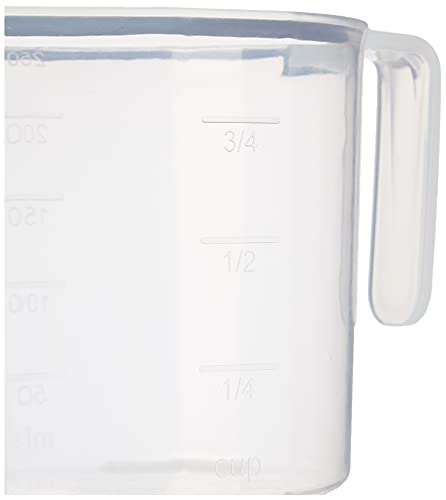 Flour and Sugar Storage Containers for Pantry with Lids and Measuring Cup, Dishwasher Safe, 13.7-Cup, White - view 5
