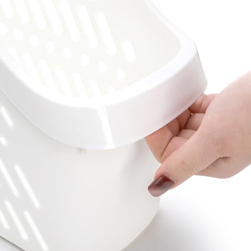 4 Pack Plastic Under Sink Organizer with Wheels, Roll Out Bottle Organization Bins Narrow Kitchen Cabinet Organizers Multifunctional Plastic Organizer Basket for Under Sink, Kitchen, Bathroom - view 4