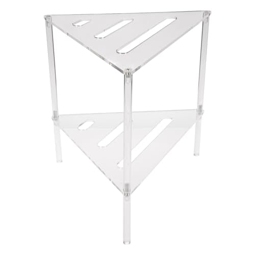 Acrylic Corner Shower Caddy, 2 Tier Storage Solution - view 3