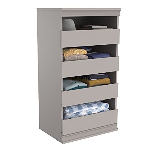 Modular Storage Closet Organizer, Taupe