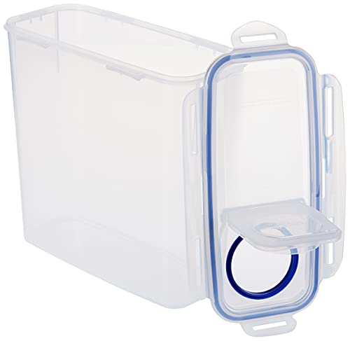 Lock & Lock Easy Essentials Food Storage Bin Set for Pasta, Flour, Sugar/Airtight Container Lids/BPA-Free/Dishwasher Safe, 8 Piece - Clear - view 5