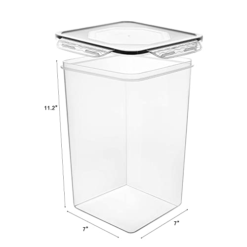 Extra Large 4 Pack, 6.5L/7qt/220oz Tall Food Storage Containers - view 3