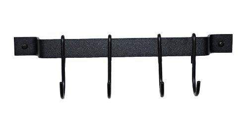 12" Black Utensil Rack