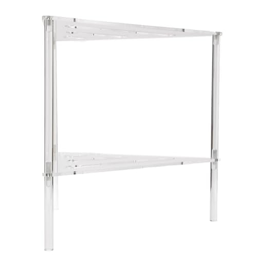Acrylic Corner Shower Caddy, 2 Tier Storage Solution - view 2
