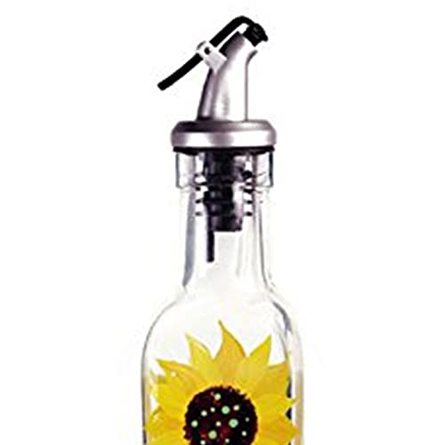 Glass Sunflower Oil & Vinegar Bottle - view 2