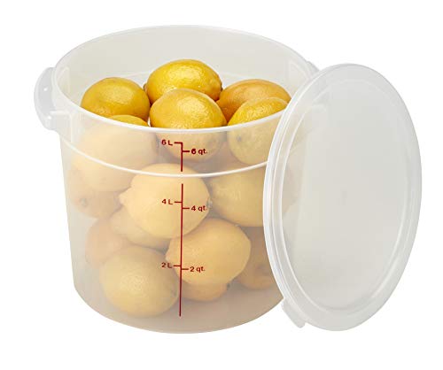 RFS6PP190 6 Qt Round Container Wirh RFSC6PP190 Translucent Lid - view 4
