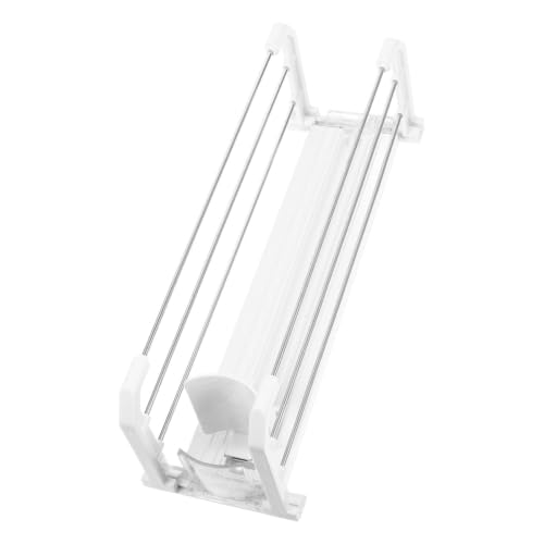 2sets Refrigerator Soda Can Dispenser Rack with Glide Pusher for Fridge Drinks Organizer Beverage Refrigerator Tray with Smooth Sliding Mechanism for Efficient Can Storage and Easy
