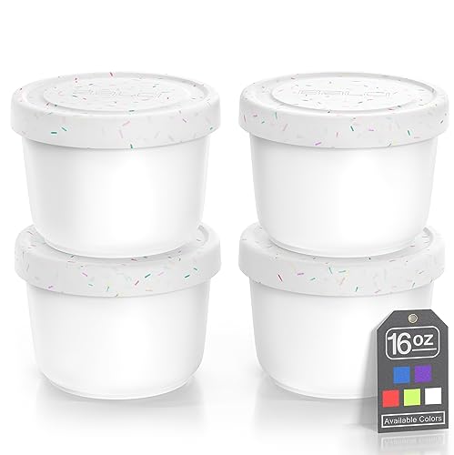 8oz Mini Ice Cream Containers - Set of 4 (Multicolor) - view 7