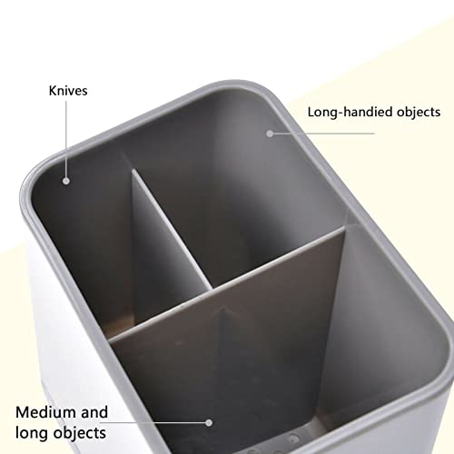 Utensil Holder Cutlery Drainer Sink Caddy, Chopsticks Holder, Grey - view 6