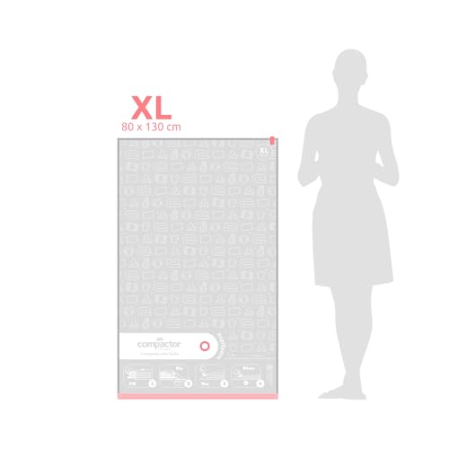 Aspispace Set of 3 XL Vacuum Compression Bags - 80X130 cm, Transparent - Reusable, Space-Saving Storage Solution - view 7