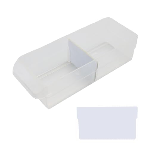 (32-Pack) Small Drawer Dividers compatible with Craft Cabinet and Hardware Storage Organizers, (Dividers Only) Made of High-Strength Fiberglass, Easy to Label