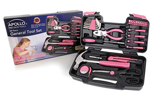 Tools Original 39 Piece General Household Tool Set in Toolbox Storage Case & Be Smart Get Prepared 100 Piece First Aid Kit: Clean, Treat, Protect Minor Cuts, Scrapes. Home, Office, Car, School - view 3