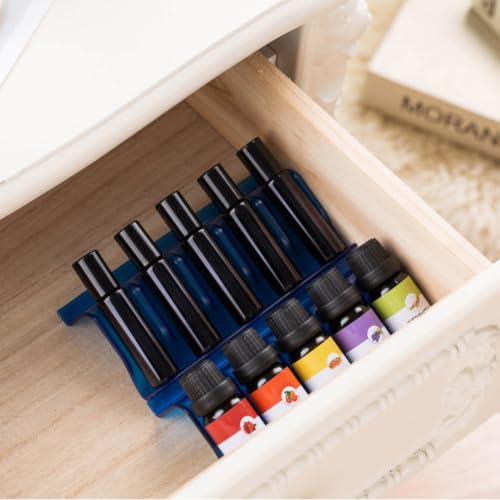 5 Pcs Slot Essential Oil Bottle Storage Rack, Foldable Organizer - view 3