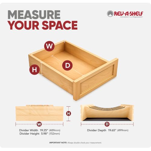 Deep Drawer Divider Insert for 21”-24” Base Cabinet Drawers - view 6