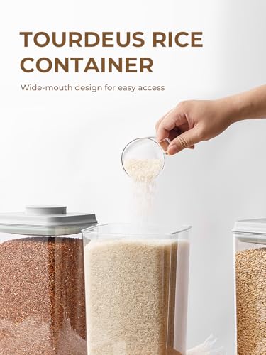 Airtight Food Storage Container, 4.22 Qt Large Pantry Canister with Pop Lid - view 5