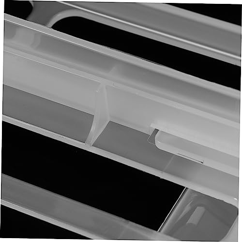 3-Pack Refrigerator Divider Drawer Organizer, Plastic, Door Mount, 3 Compartments, Durable & Shatterproof, For Food & Beverages - view 2