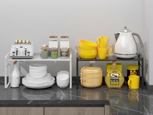 Expandable Cabinet Shelf Organizer Riser for Kitchen Pantry Under Sink - view 5