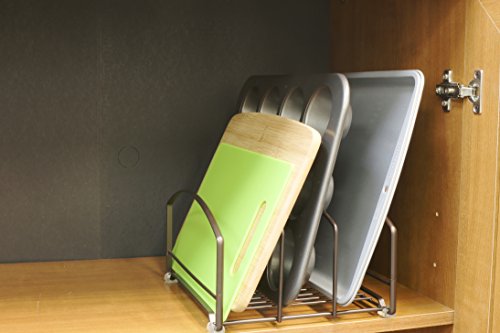 Cookware Organizer Rack for Kitchen Cabinet, 3 Slot Holder - view 3