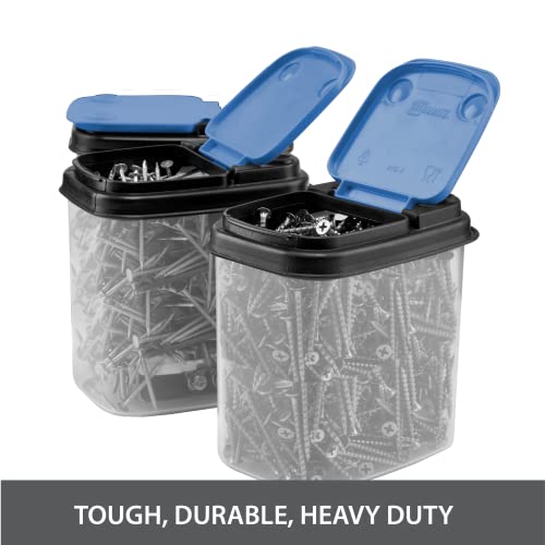 Multi-Purpose Hardware Storage Bins Bits (1 Quart - 8 Pack) - view 3